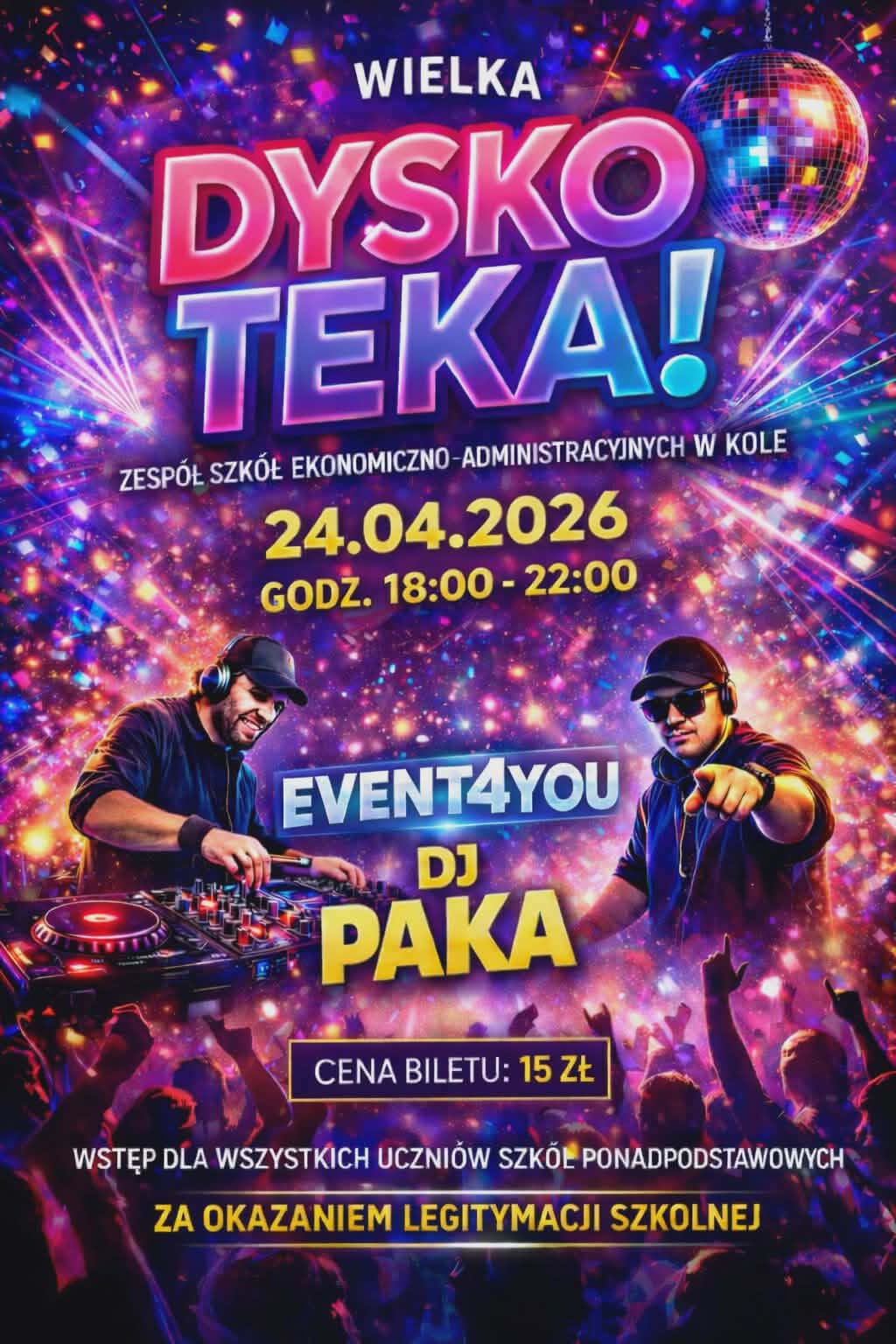 dyskoteka kwiecień 2026